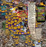 IGoByLotsofSoys_(user) american_flag blackface bleeding_wound blood brown_skin bug carcass cheese discord dog filipino fire fish flood flute garf_(user) gawr_gura groyper indonesia islam japan limbus_company maggots microplastics nate phone pipkin_pippa pretty_blood rape rinny sandals schlog series:jartybug slopjak slum spain spanish_flag spider spider_web studio_trigger subvariant:jartycuck subvariant:muscular_chud supadrayk_(user) tcoaal teamspeak twitter united_states variant:chudjak variant:el_perro_rabioso x xitter zuken // 1642x1652 // 4.5MB