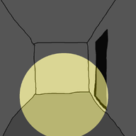 angry animated blood creepy flashlight glasses horror mustache no_eyes no_teeth open_mouth pov schizo soyjak stubble text variant:feraljak wrinkles you_died // 1192x892 // 528.0KB