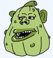 ear green_skin lips mutt open_mouth plants_vs_zombies squash subvariant:impish_amerimutt united_states variant:impish_soyak_ears video_game // 806x886 // 55.4KB