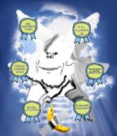 a_(4chan) angel award banana biblically_accurate_angel heaven tape tennis the_comedian variant:impish_soyak_ears // 886x1024 // 820.5KB