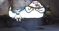 2soyjaks alien bloodshot_eyes ear full_body glasses hair jabba_the_hut mustache open_mouth purple_hair rope salacious_crumb soyjak star_wars steam stubble suicide tongue tranny variant:bernd variant:chudjak // 1122x600 // 533.3KB