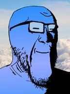 calm glasses irl_background meta:tagme sky stubble variant:markiplier_soyjak // 600x800 // 282.6KB