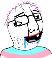 chud_(boorufag) chud_(soybooru) drool meta:op_took_a_selfie_of_xerself retard tranny troon variant:chudjak // 850x943 // 210.3KB