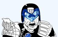Judge_Gem_(namefag) angry armor gem judge_dredd lapis_lazuli variant:feraljak visor // 2285x1467 // 515.2KB