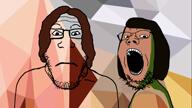 art front_facing glasses gotye neutral open_mouth parody song stubble variant:gapejak variant:markiplier_soyjak video // 1280x720, 245.9s // 10.9MB