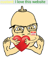 custard_(user) foot glasses heart hello_my_name_is_(sticker) mustard_(user) soybooru subvariant:condiment text variant:feraljak white_background wholesome // 600x712 // 108.4KB
