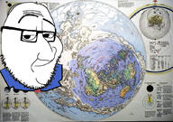 closed_mouth earth flat_earth glasses smile smug soyjak space stubble variant:smugjak // 1024x718 // 259.0KB