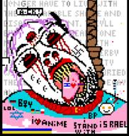 ack anime armenia blood bloodshot_eyes creepy crying flag flag:armenia flag:germany flag:israel flag:poland flag:russia flag:soviet_union flag:transgender_pride_flag flag:ukraine germany glasses hanging horror israel open_mouth pixel_art pixelplanet poland purple_hair reddit rope soyjak star_of_david stubble suicide swastika syringe tongue tranny ukraine variant:bernd yellow_teeth // 329x347 // 8.3KB
