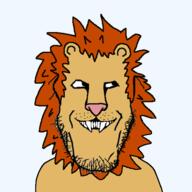animal ear fangs fur lion mane series:animaljaks smile teeth variant:markiplier_soyjak // 600x600 // 62.0KB