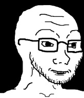 beard black_background glasses meta:not_oc small_mouth teeth variant:soyak variant:wojak wojak // 634x744 // 4.7KB