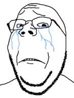 bald closed_mouth crying frown glasses sad stubble tear variant:gapejak // 582x772 // 16.2KB
