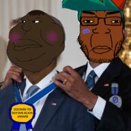 award barack_obama fnf_pedo irl jartycuck meme nigger subvariant:chudplier variant:markiplier_soyjak variant:meximutt // 640x640 // 471.5KB