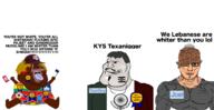 ToonSoy_(NameFag) chudnater2(namefag) subvariant:mexiaryan subvariant:muscular_chud subvariant:pissbaby variant:chudjak variant:meximutt // 2500x1293 // 861.6KB