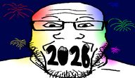 2026 bald fireworks forehead_lines glasses looking_at_you new_year night number soyjak stubble variant:markiplier_soyjak white_skin // 2048x1186 // 410.6KB