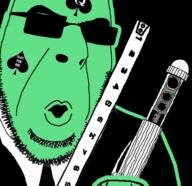 bbc central_intelligence_agency clothes glasses green_skin number queen_of_spades ruler stubble suit thrembo trend:glowie variant:56jak variant:cobson // 1405x1359 // 350.0KB