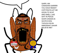 canadian greg_(user) indian name_tag pajeet poopjeet queen_of_spades seething variant:markiplier_soyjak // 450x406 // 123.0KB