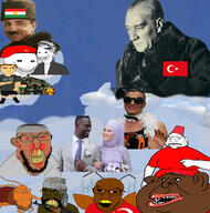 brown_skin chud flag:kurdistan flag:turkiye flasses gay islam kurd kurdish kurdistan liberal mustafa_kemal_ataturk stubble subvariant:impish_amerimutt subvariant:unbotheredchud turk turkiye turkroach variant:chudjak variant:feraljak variant:gapejak variant:impish_soyak_ears // 600x607 // 384.8KB