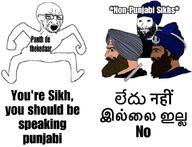 beard chad hindi_text kannada_text punjabi sikh tamil_text turban wojak // 1080x826 // 96.3KB