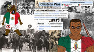 1917 ack armed_forces army article atheism background blue_eyes brown_skin catholic catholic_church catholicism chirho christian_cross christian_identity christianity cowboy cristero cristero_war cross crucifix crying death flag:lady_of_gaudalupe flag:mexico front_facing glasses gun hang hanged hanging headcovering historic historical history horse irl_background lady_of_gaudalupe mary mexico military military_cap mouth_closed mouth_open mustach necklace no_symbol picture rebel rifle rosary shoe spanish_text subvariant:muscular_chud tattoo variant:bernd variant:chudjak virgin_mary war weapon wikipedia woman // 1920x1080 // 696.9KB