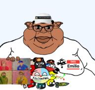 art closed_mouth clothes ear fat glasses hair holding_object jreg lips mutt polcompball political_compass reddit smile subvariant:branigger tshirt variant:brandon variant:meximutt // 1256x1187 // 694.7KB