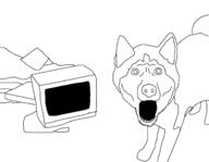 animal dog open_mouth soyjak stubble variant:unknown // 636x494 // 22.4KB