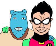 animal blue_skin cartoon_network cat dc_comics gumball_watterson robin superhero teen_titans_go the_amazing_world_of_gumball variant:bernd variant:chudjak white_skin // 834x688 // 17.0KB