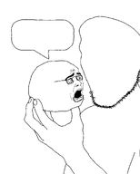 eyebrows forehead_lines glasses holding_object mouth nose open_mouth shocked speech_bubble stubble variant:talkingballsoyjak white_background // 1080x1350 // 21.4KB