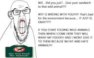 angry artist:sectionalism bald clothes dont_feed_the_animals ear glasses hand stubble teeth text variant:feraljak // 1968x1216 // 363.5KB