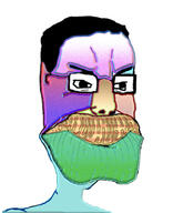 angry glasses hair lips patternjak soyjak trend:colorjak variant:chudjak // 750x923 // 481.0KB