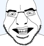 alternate glasses looking_at_you smile soyjak stubble variant:cobson // 750x800 // 20.4KB