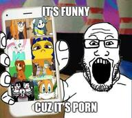 animal_crossing ankha arm bowling bowling_ball bowling_pin clothes glasses hand holding_object holding_phone impact_font iphone jenny_wakeman meme my_life_as_a_teenage_robot open_mouth persona phone porn sonic_(series) soyjak stubble subvariant:phoneplier subvariant:phoneplier_vertical tails_(sonic) text tshirt undertale variant:markiplier_soyjak // 680x607 // 62.6KB