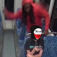 angry antifa bus glasses holding_object hood irina_zarutska mask murder nigger phone variant:soyak // 609x609 // 421.9KB
