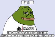 amphibian frog green_skin groyper larp nas:pepe pagan pepe_the_frog red_lips subnas:groyper white_shirt // 742x499 // 57.6KB