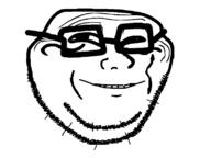 glasses ias smile stubble trollface trololo variant:unknown // 800x600 // 21.6KB