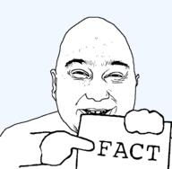 ear eyebrows eyes holding_object meta:tagme mouth nose open_mouth sign stubble text variant:igor // 736x720 // 17.2KB