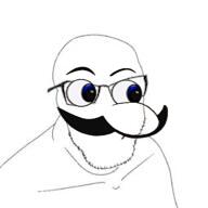 blue_eyes luigi mustache variant:feraljak weegee // 192x192 // 22.0KB