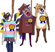 averi averi_pedo_nigger award forced hanging niko_(oneshot) subvariant:ackfur subvariant:trannyfur suicide troonslop ultrakill variant:bernd wnbag // 3992x3754 // 2.4MB