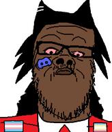 black_skin bloodshot_eyes canada clothes discord fundamental_paper_education glasses joels_alterego looking_down map_(pedophile) miss_circle neutral nigger pedophile soyjak stubble tranny variant:a24_slowburn_soyjak // 444x520 // 10.5KB