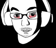 closed_mouth glasses headphones mustache soyjak stubble tired variant:unknown // 1200x1024 // 47.7KB