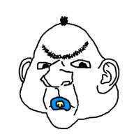 angry baby ear frown hair pacifier soyjak unibrow variant:ishish_soyak_ears // 750x750 // 33.8KB