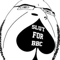 bbc distorted glasses queen_of_spades soyjak stubble variant:cobson // 721x720 // 132.4KB