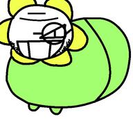 bald edward_(fundamental_paper_education) eye flower flowey fpe fundamental_paper_education glasses petals plant smile stubble teeth undertale variant:edwardjak white_background // 514x458 // 11.1KB