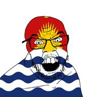 angry country flag glasses jacksepticeye kiribati looking_at_you mustache open_mouth soyjak stubble teeth variant:feraljak youtube // 1500x1500 // 55.5KB