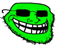 beard central_intelligence_agency cia_nigger glasses glowie glowing glownigger green_skin smile trollface trolljak variant:trolljak // 222x180 // 15.2KB