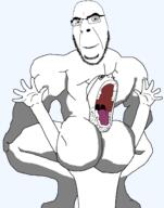 2soyjaks broly_culo cheeks meta:tagme open_mouth variant:cobson variant:unknown white_skin // 1100x1400 // 43.0KB