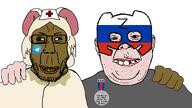 0chan award badge brown_skin discord grey_shirt no_more_brother_wars red_lips russia slavic subvariant:alex subvariant:chudplier subvariant:chudplier2 telegram terrible_mouse variant:alicia variant:chudjak variant:markiplier_soyjak // 1920x1080 // 90.9KB