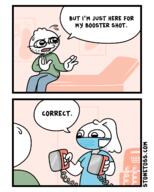 beard comic coronavirus_pandemic defibrillator doctor facemask glasses healthcare holding_object lung mask mouth_mask nurse political_cartoon politics poster soyjak speech_bubble stonetoss stubble surgical_mask sweating text vaccine variant:tossjak white_skin // 1280x1600 // 275.7KB