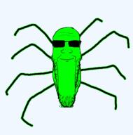 bug calm closed_mouth glasses glowing glownigger series:animaljaks smile spider stretched_chin stubble subvariant:longplier sunglasses transparent variant:markiplier_soyjak // 751x758 // 79.6KB