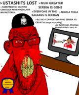 chetnik chetniks serbia serbian ustahism ustasha variant:bernd variant:chudjak variant:feraljak // 1000x1200 // 399.2KB