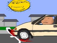 baby beige big_head car child dead_eyes drool hatchback honda_civic kinosom mutt one_hair one_tooth poorly_drawn tooth variant:kinosom vehicle // 800x600 // 117.7KB